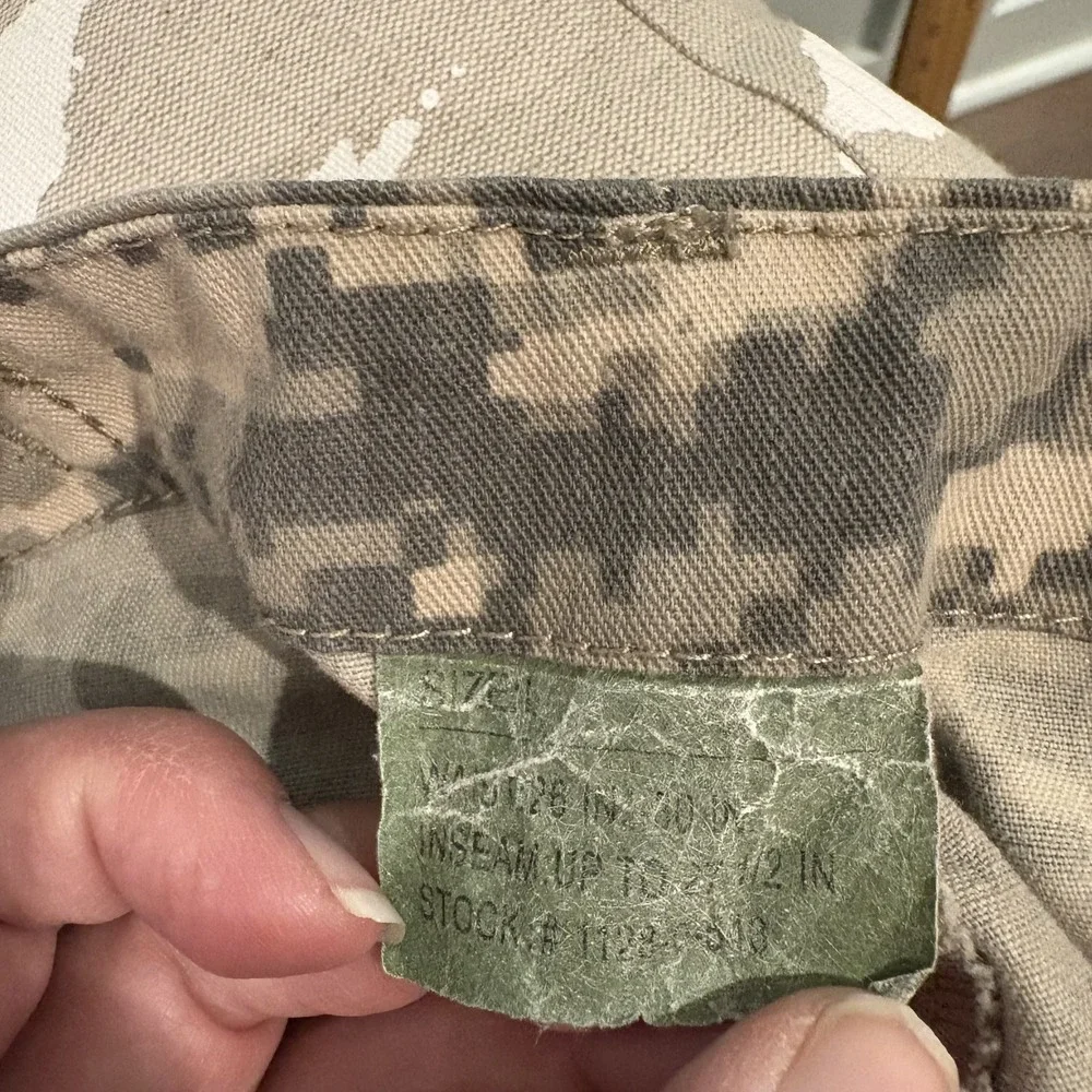 ACU Digital Camo‎ BDU Pants Mens Medium Regular Military Tactical Cargo Ripstop